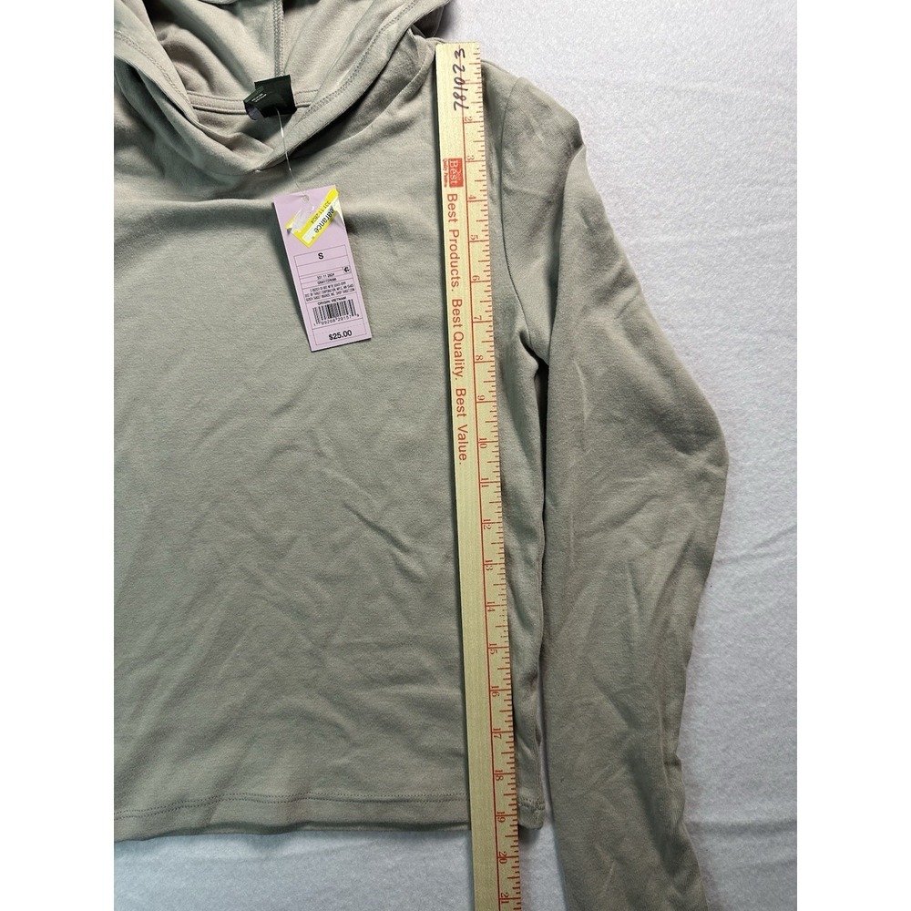 Wild Fable Small‎ Long Sleeve Hooded Tee Shirt Gray - Picture 2 of 5